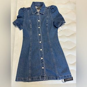 Blanknyc Denim Dress Brown Size M